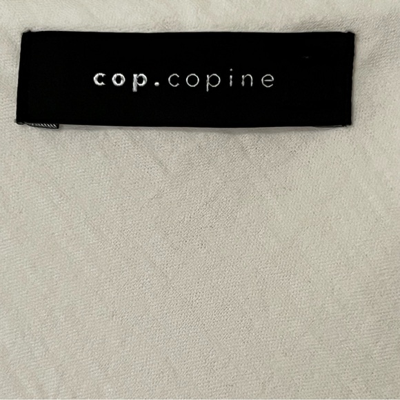 Cop Copine Lagenlook Sleeveless Spiona Robe Crepey Dress US Large White - Picture 9 of 15